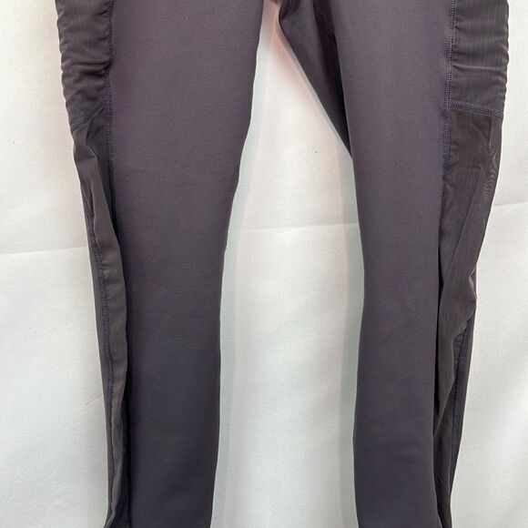 Fabletics Dusty purple mesh accent leggings with pockets EUC - Picture 6 of 14